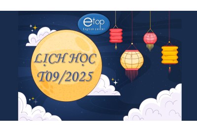 LỊCH HỌC THÁNG 09/2025